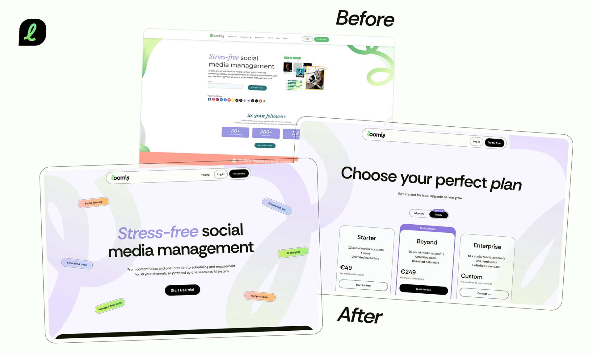 Marketing website